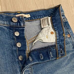 Levi's Blue Jean Shorts